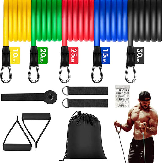 Resistance Bands Set Bodybuilding Home Gym Equipment