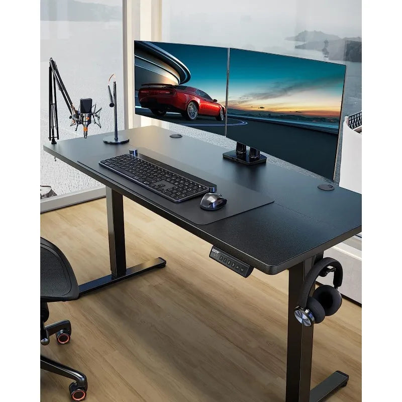 ErGear Height Adjustable Electric Standing Desk, 63x 28 Inches Sit Stand up Desk