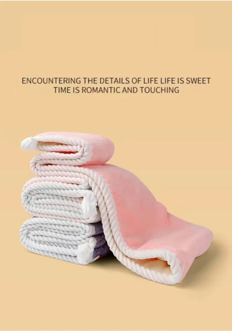 Double Thick Dry Hair Towel