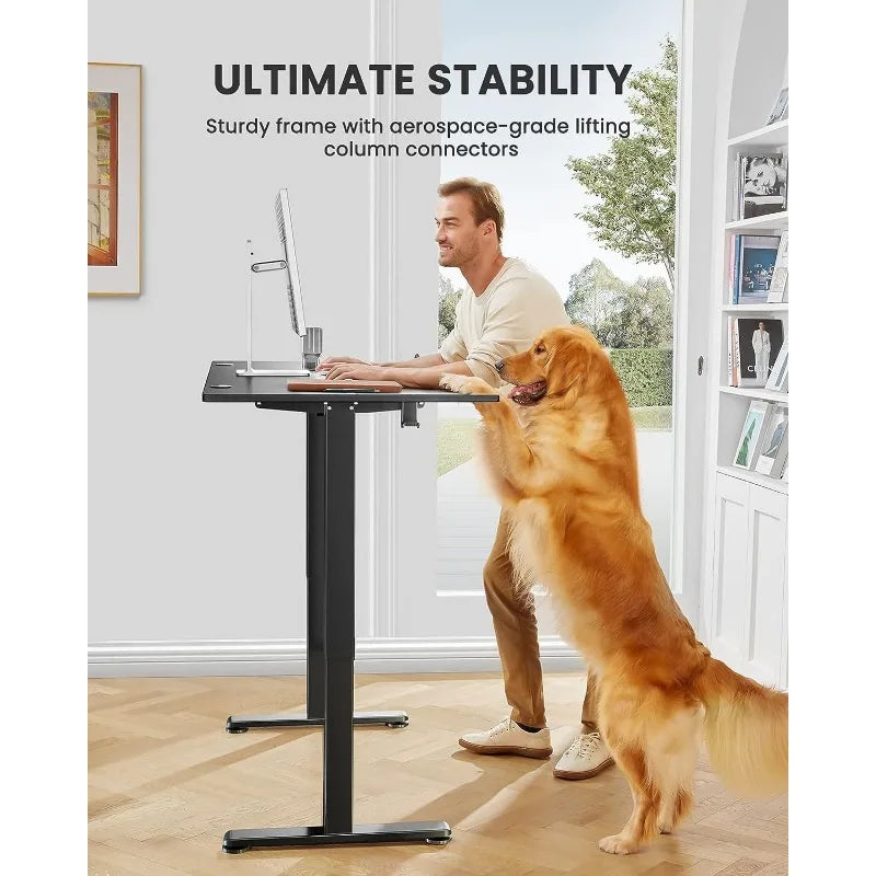 ErGear Height Adjustable Electric Standing Desk, 63x 28 Inches Sit Stand up Desk